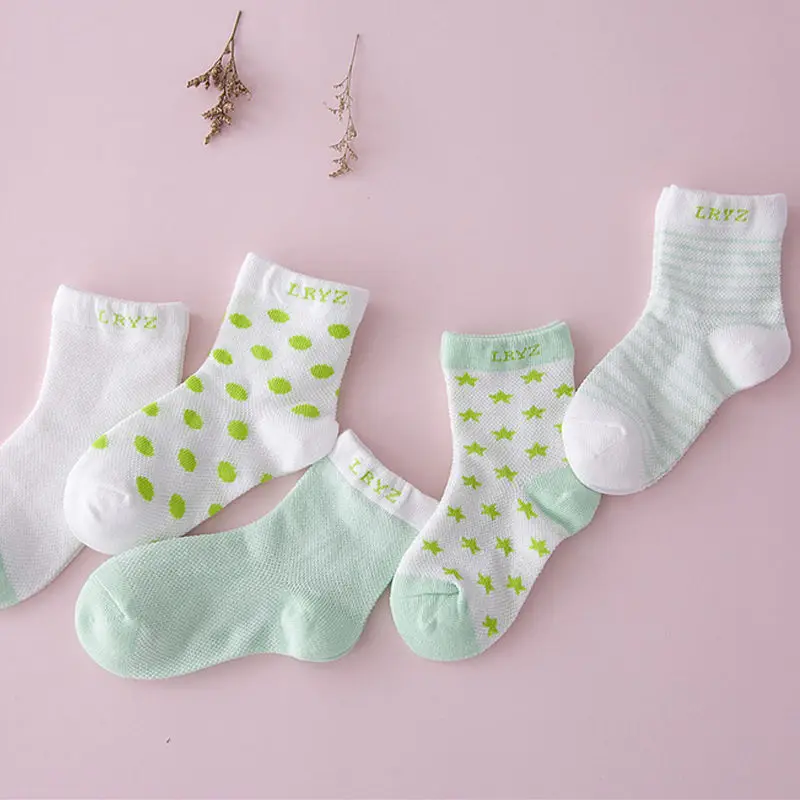 

Girls Baby Boy Cartoon Cotton Socks NewBorn Infant Toddler Kids Soft Sock 5Pairs