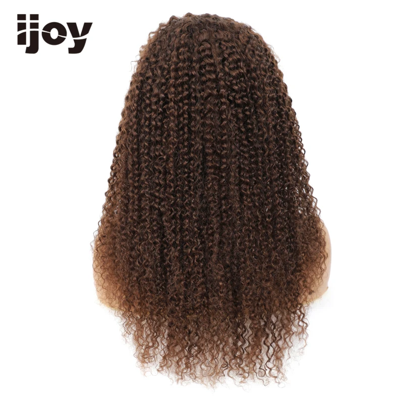 Парик из человеческих волос с челкой курчавые вьющиеся волосы цветные