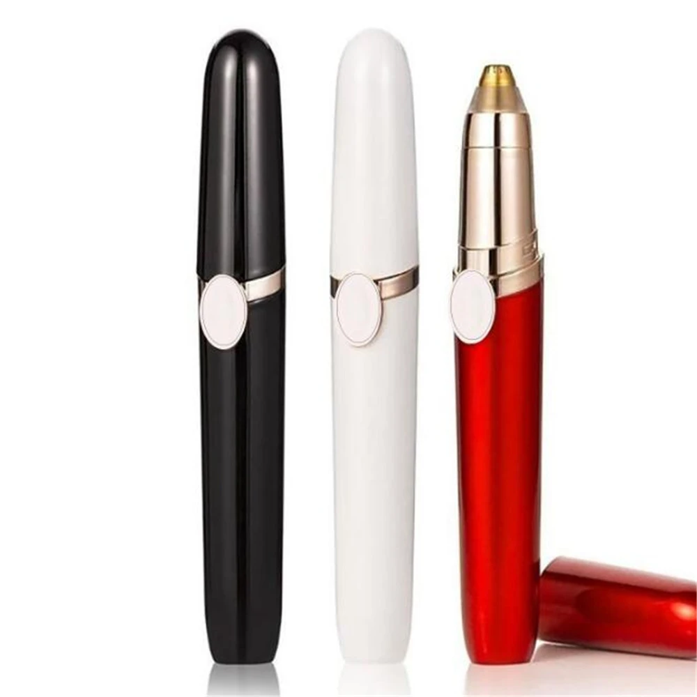 

Electric Eyebrow Epilator Woman Facial Hair Trimmer Female Eyebrow Shaver Remover Blade Brow Face Razor Knife Beauty Makeup Kit