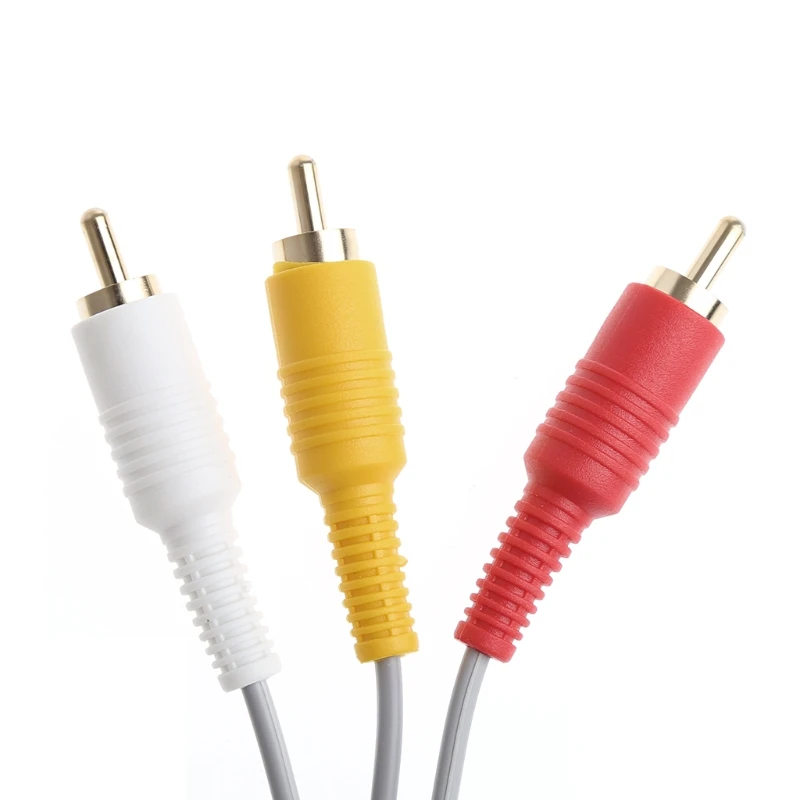 Аудио Видео AV стерео 3 RCA композитный кабель 1 8 м для игровой консоли nintendo