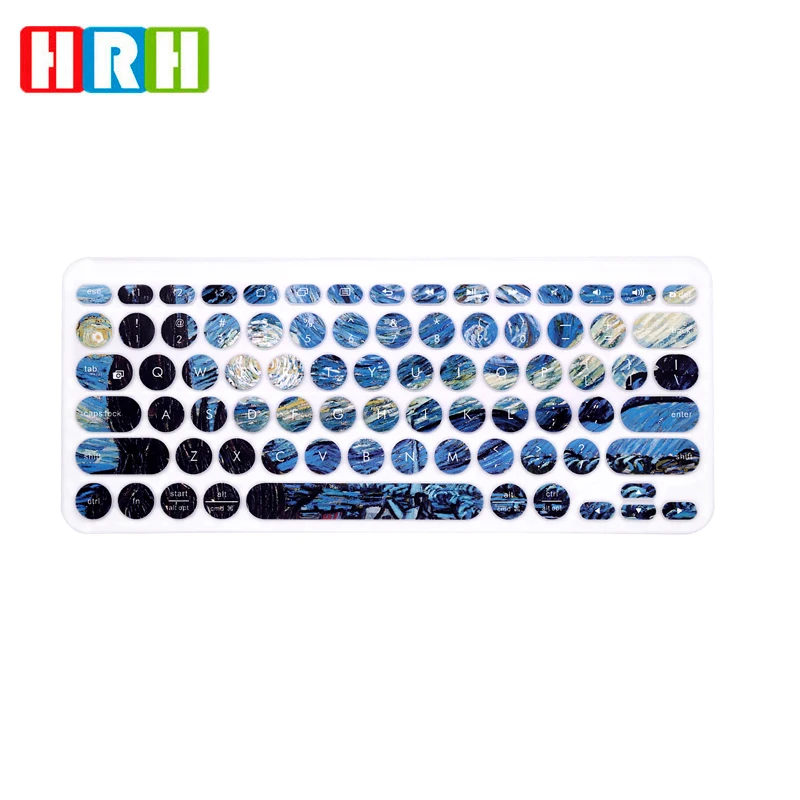 HRH Stylish Colors Keyboard Covers lqptop Skin Protector Protective For Logitech K380 keyboard cover | Компьютеры и офис