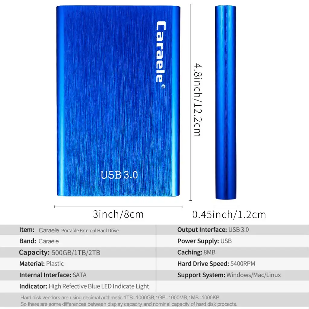 

2.5' 5Gbps 500G 1T 2T USB3.0 to Sata3.0 HDD Case Hard Drive Enclosure Case .