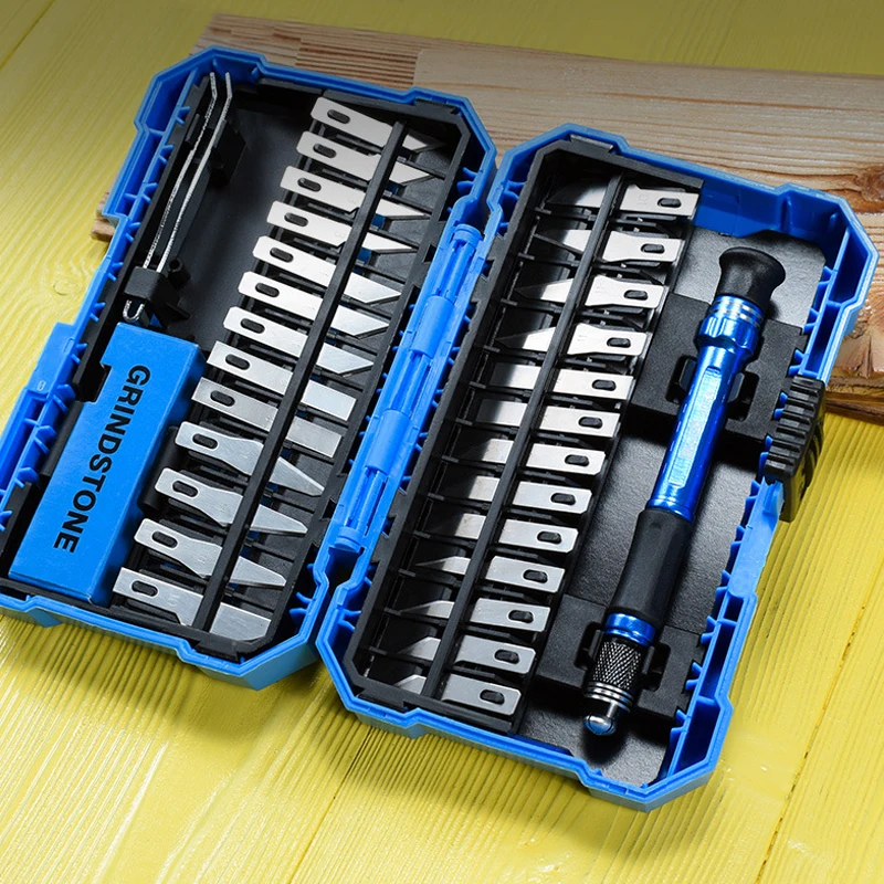 29 шт. резьба Ножи комплект углеродного Сталь Craft фотограф гравировка дерева ложка