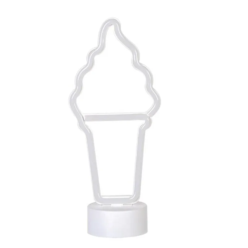 

Dolphin Ice Cream Cone Neon Night Light Home Decoration Lighting Bedroom Decor Luminaria Lampara For Home Children Kid Gift Lamp