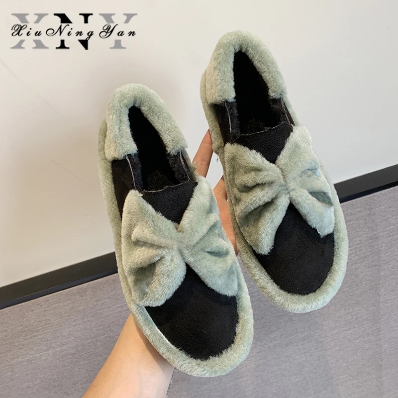 Женские мокасины с мехом черные зеленые мягкие балетки на плоской подошве