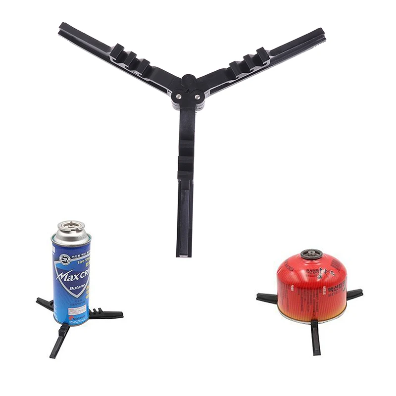 

1Pc Outdoor Camping Stove Gas Tank Bracket Holder Base Stand Anti Slip Foldable