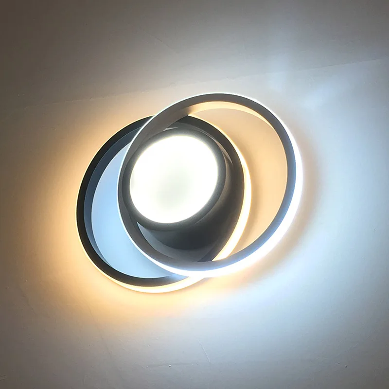 

Белый и черный светодиодный потолочный светильник для спальни, кухни, коридора светильник освесветильник для балкона, новые потолочные све...