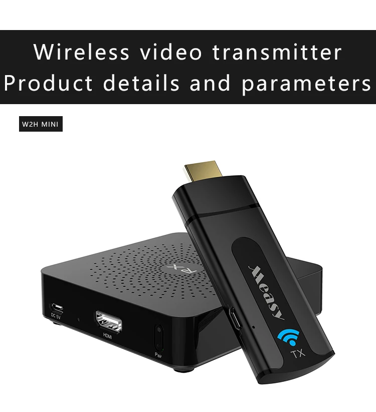 Measy беспроводной HDMI передатчик и приемник HDMI удлинитель до 30 м/100 футов поддержка 1080P 3D видео для проектора HDTV монитор