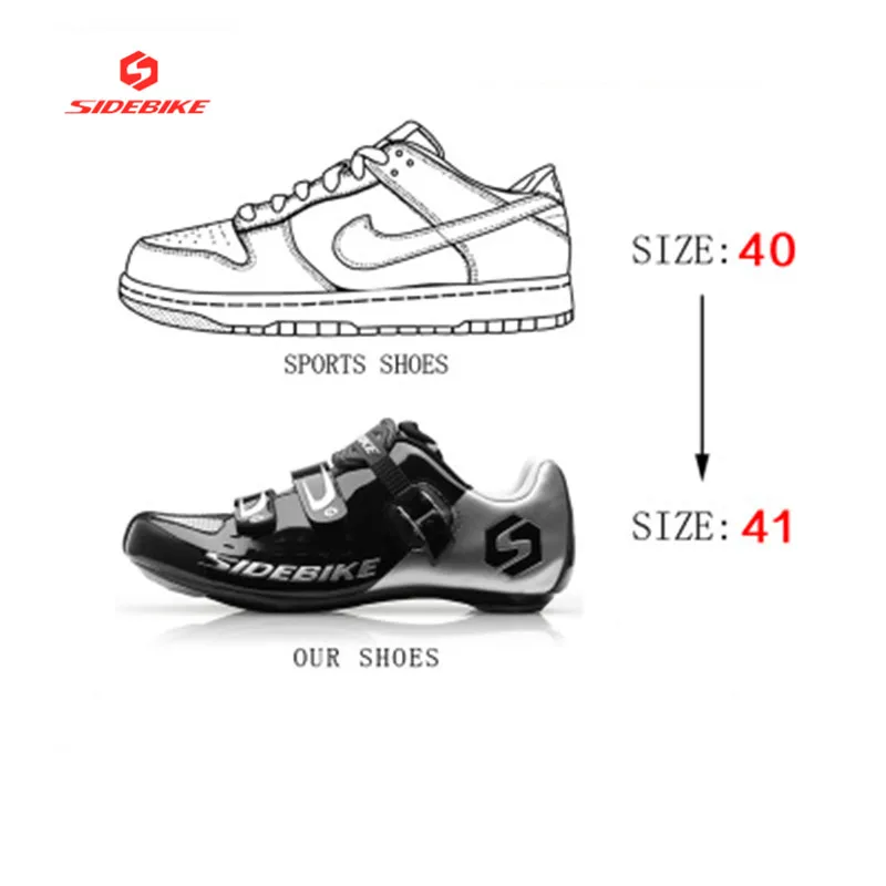 

road bike shoes professional athletic Man and woman zapatillas ciclismo tiebao bike free shipping bicycle cycling shoes