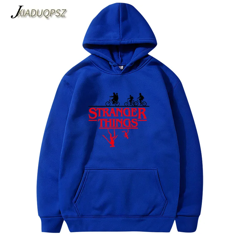 2019 модные лица странные вещи с капюшоном Мужские толстовки и свитшоты