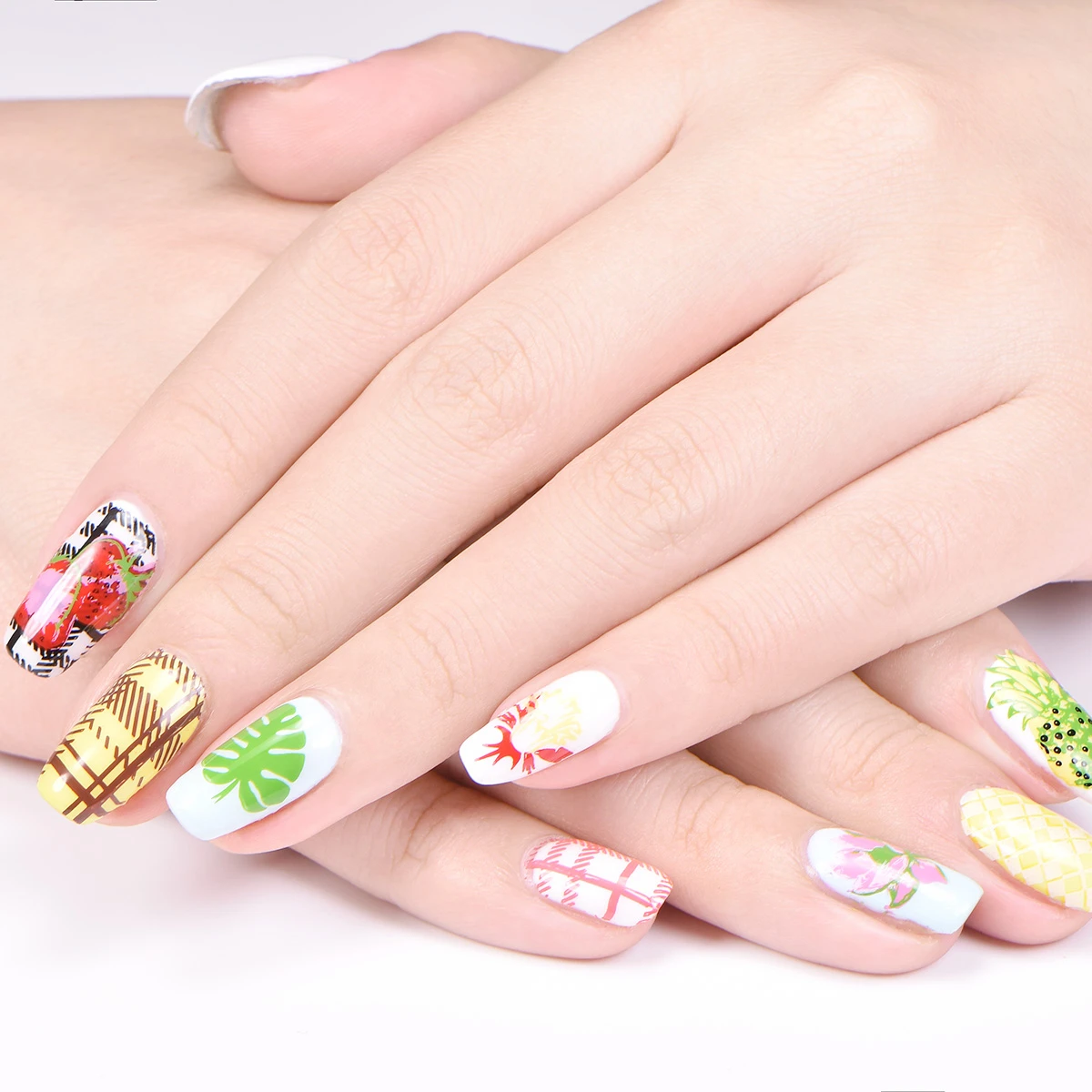 BEAUTYBIGBANG 6*12 см гвоздь штамп прямоугольник напечатанный DIY цветок лист природа геометрический плед маникюрная пластина для стемпинга для нейл-арта