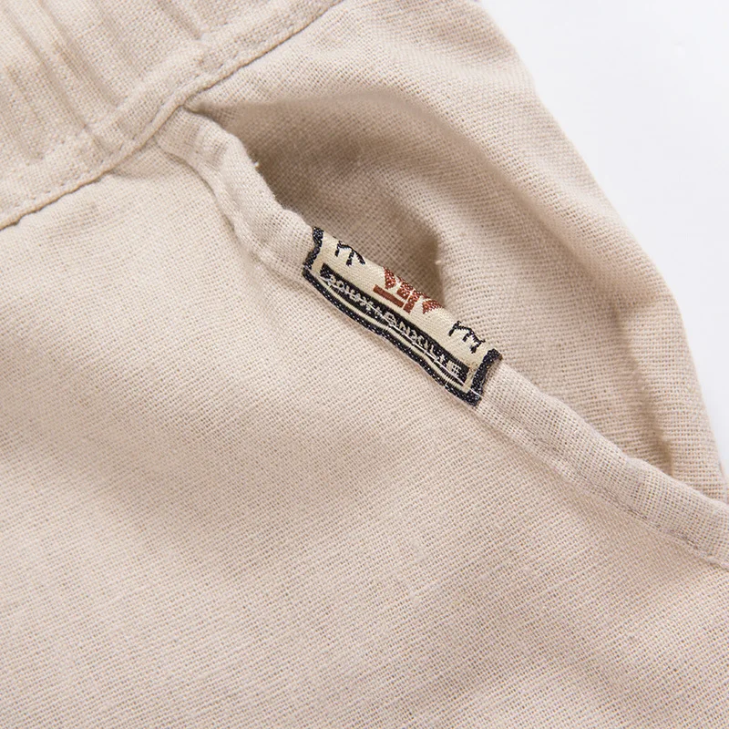 Брюки MRMT мужские с конопляной веревкой Брендовые прямые свободные штаны для
