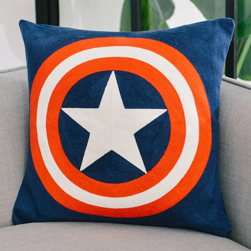 

Cross Stitch Pillow Nordic Style Cushion Sofa Backrest Cushion Nap Pillow Lovely Bedroom Bay Window Decoration Living Room