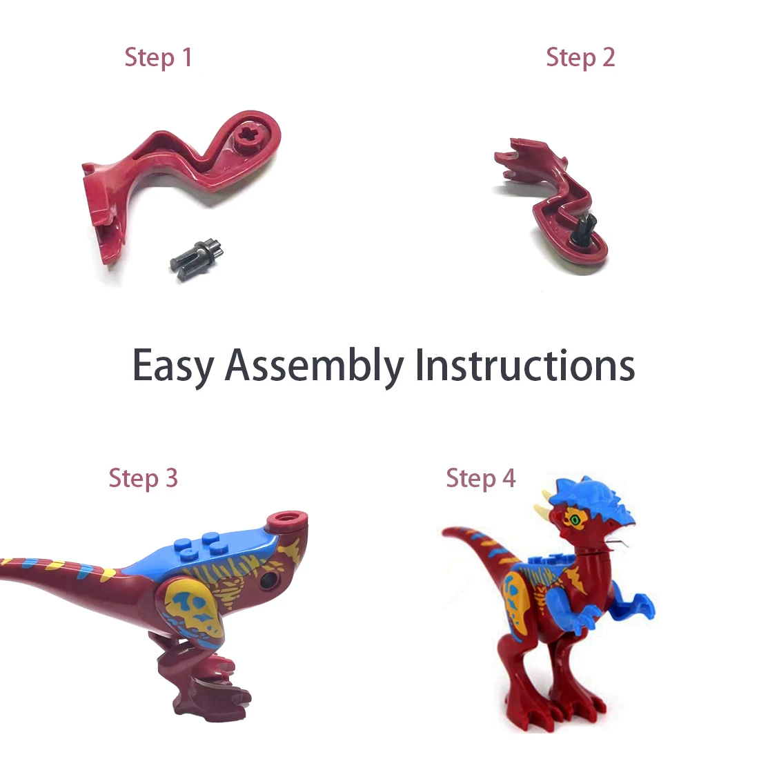 [MOC Hub] конструктор динозавр Юрского периода совместимый с моделями парка игрушек