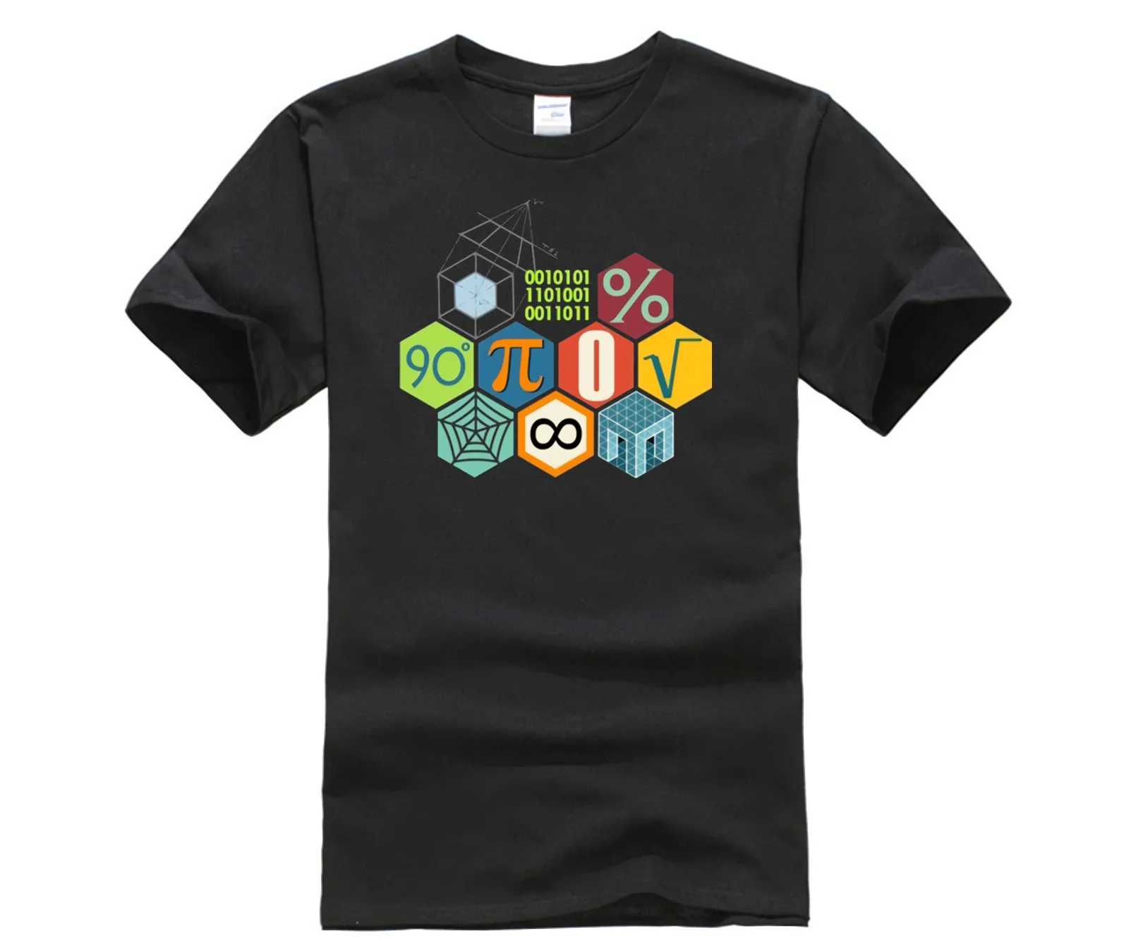 

Fashion summer t shirt Print Summer Style Hot Phiking Design Men Math T-Shirt Solid Teacher Cartoon fun TShirt