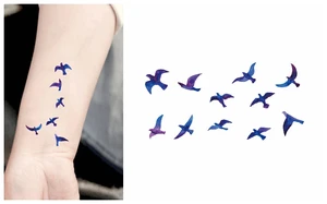Переводная татуировка для мужчин, женщин, детей, 10,5 х 6 см