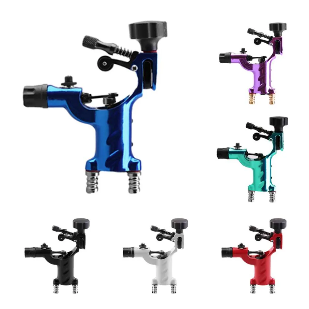 

6 Colors Excellent Quality Dragonfly Rotary Tattoo Machine Professional Shader &Liner Assorted Tatoo Motor Gun Beauty Wholesale