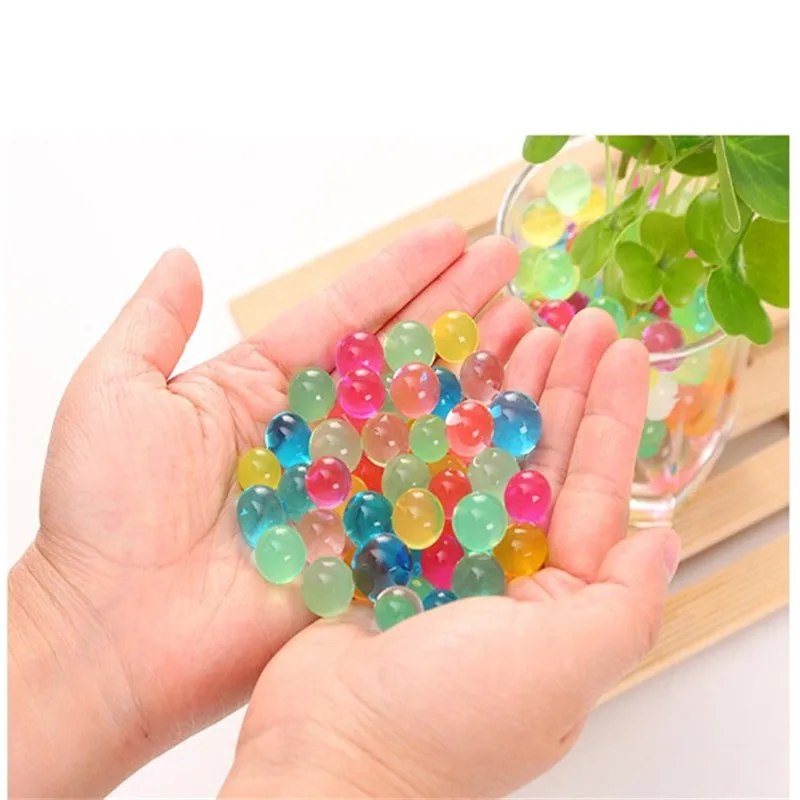 

800PCS/ 170*5bag polychromatic crystal mud crystal earth sponge crystal beads colored pottery bubble beads soilless culture