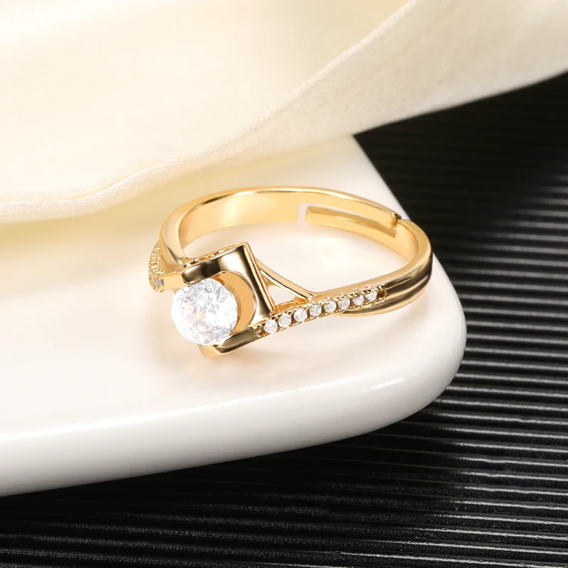 

Romantic Dainty Rings For Women Zircon Heart Finger Aesthetic Engagement Ring Accessories Wedding Gifts For Girlfriend Wholesale