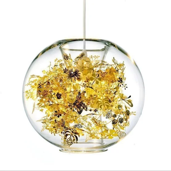 Северный постмодерн минималистичный романтический ресторан стеклянная люстра