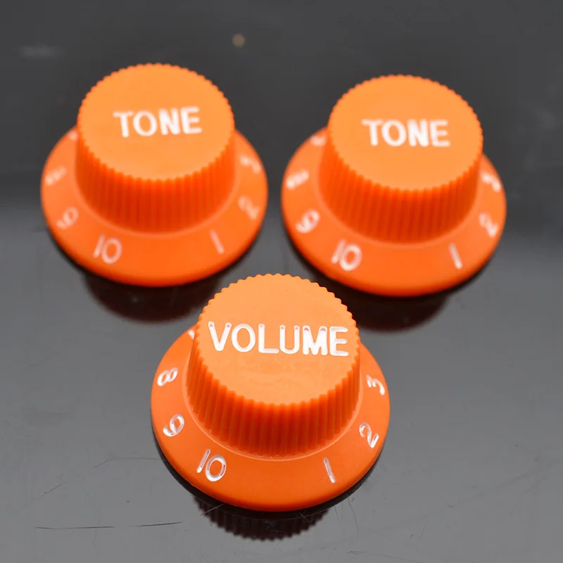 3 teilelos guitar speed control knöpfe 1 volumen 2 ton für stratocaster strat st sq elektrische gitarre teile zubehör multi farbe free