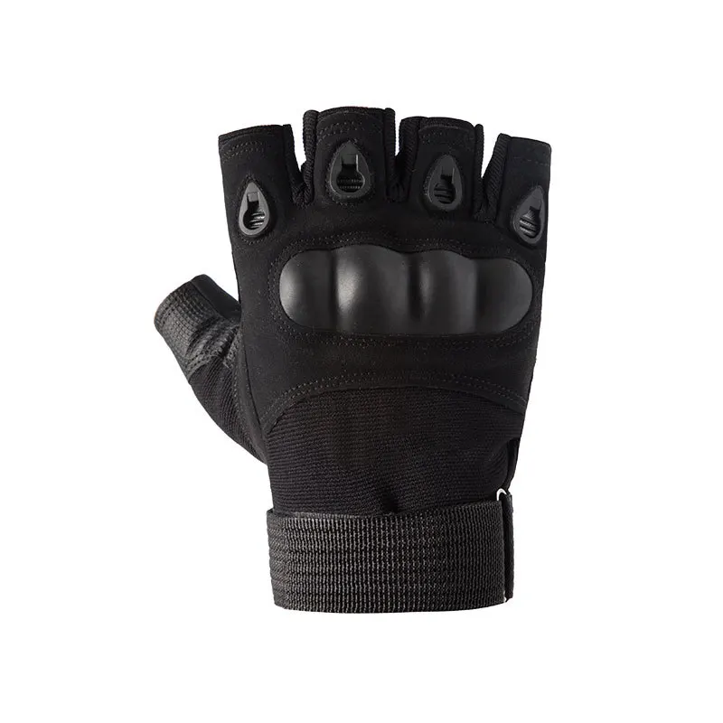 

Hard Shell Half Finger Tactical Gloves Men Motorcycle Riding Mitten Special Forces Combat Mitten Army Fan Fitness Gloves