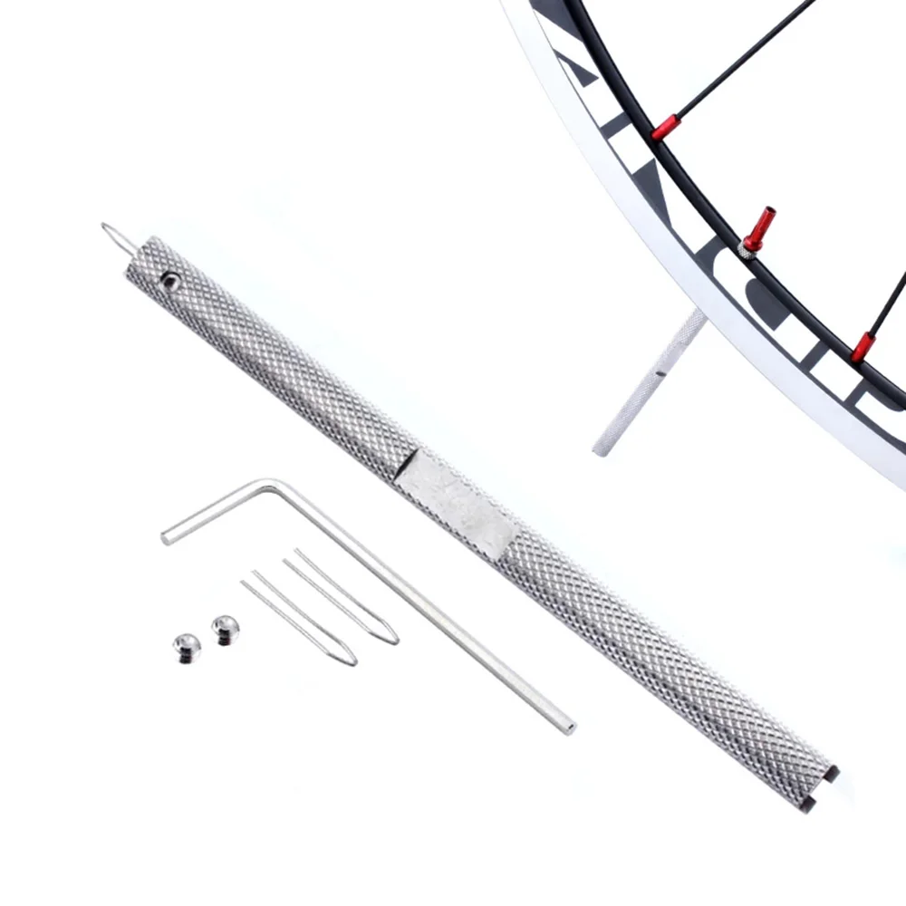 

Bike Spoke Cap Wrench Disassembly Installation Nipple Tools Deep Rims Fixed MTB Road Foldable Bicycle Wheel Repair Tool