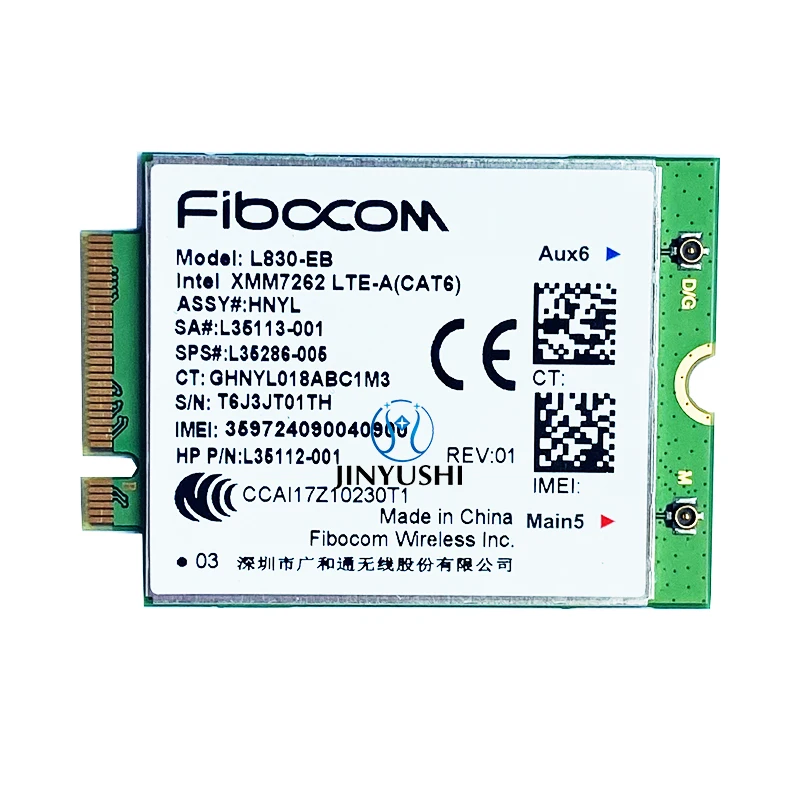 Совершенно новый без подделки! Беспроводной модуль Fibocom L830 EB XMM7262 LTE/карта WWAN для HP