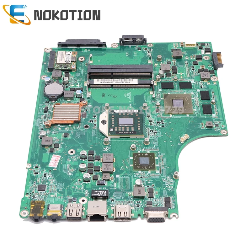 Материнская плата NOKOTION для ноутбука Acer aspire 5553 5553G MBR6K06001 DA0ZR8MB8E0 основная разъем S1