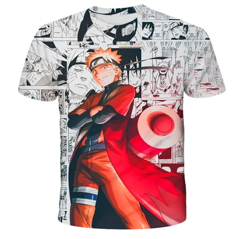 

Anime Nαruto T Shirt Kids Boys Clothes Kakashi Orochimaru Sasuke Pain Gaara Short Sleeve Children Clothing Kid Girl Tshirts