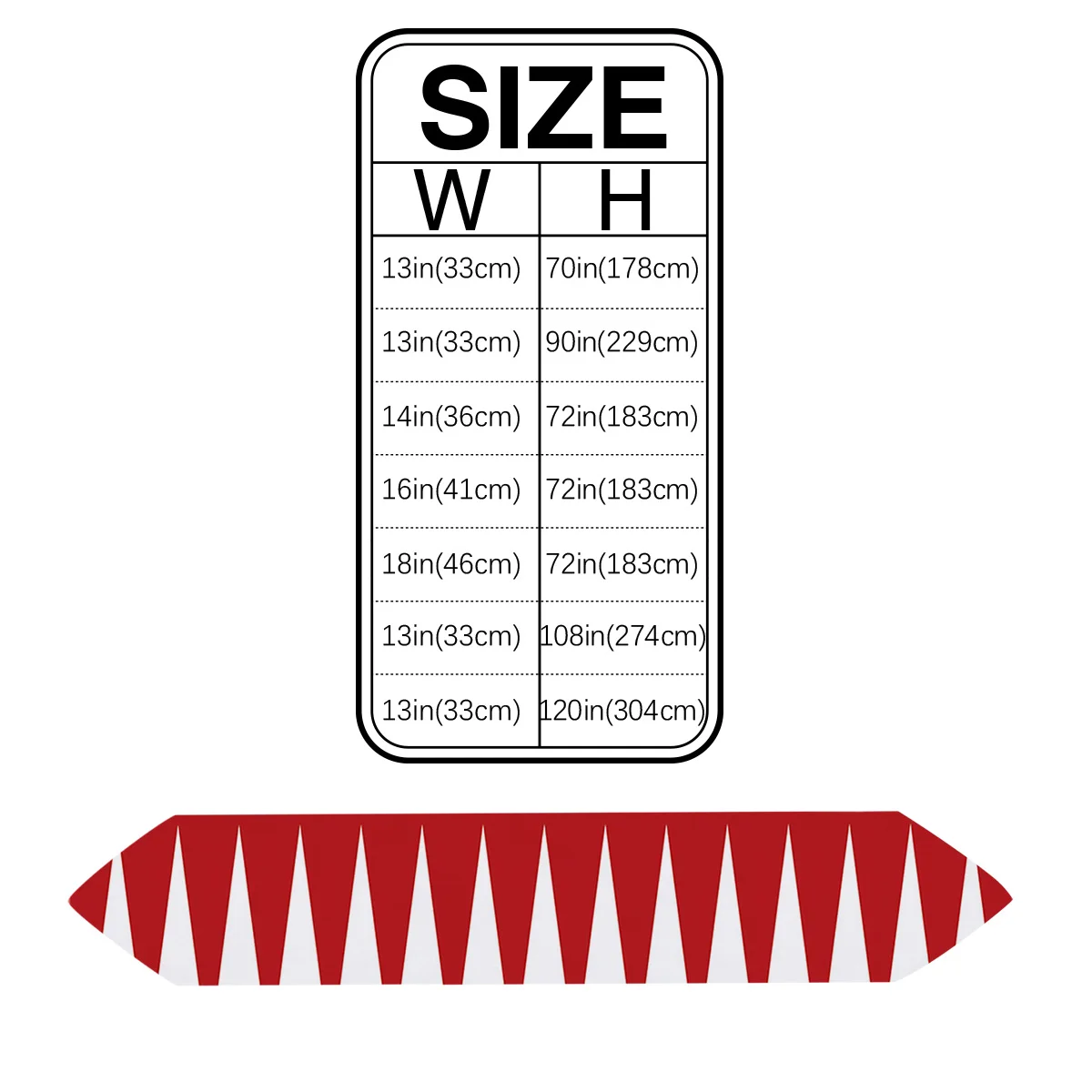 Дорожка для стола с красными и белыми полосками Декоративная скатерть цветочным