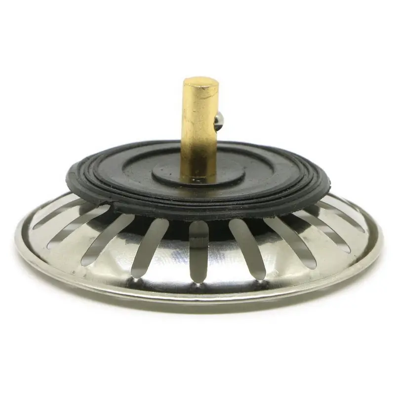 

8cm Kitchen Strainer Replacement Stainless Steel Sink Brass Strainer Waste Plug Drain Stopper Filter Basket Cook Kitchen Tools