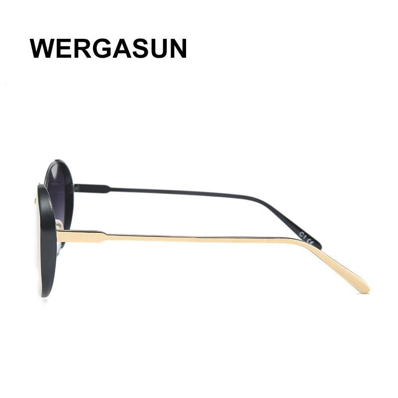 WERGASUN брендовые роскошные солнцезащитные очки женские оверсайз Солнцезащитные