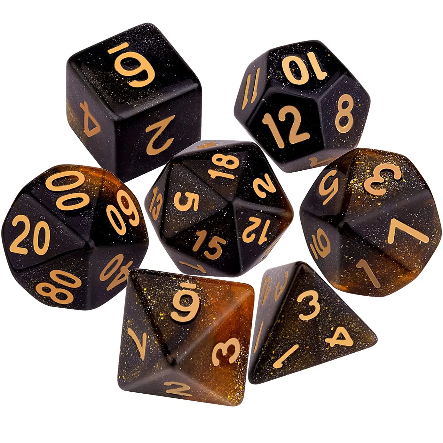 

7pcs/set DND Polyhedral Dice Set Multicolor Game Dice D&D RPG MTG Role Playing Games Table Games Dices D4 D6 D8 D10 D% D12 D20