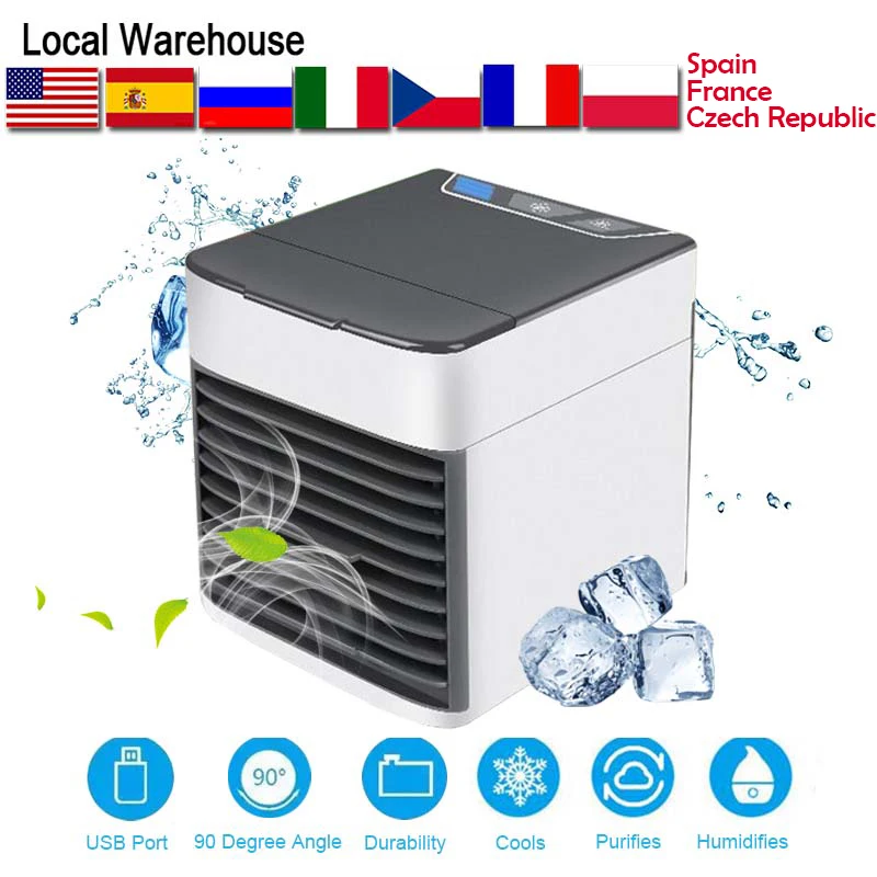 Мини Кондиционер охлаждающий вентилятор скидка покупка! Местный склад Франция