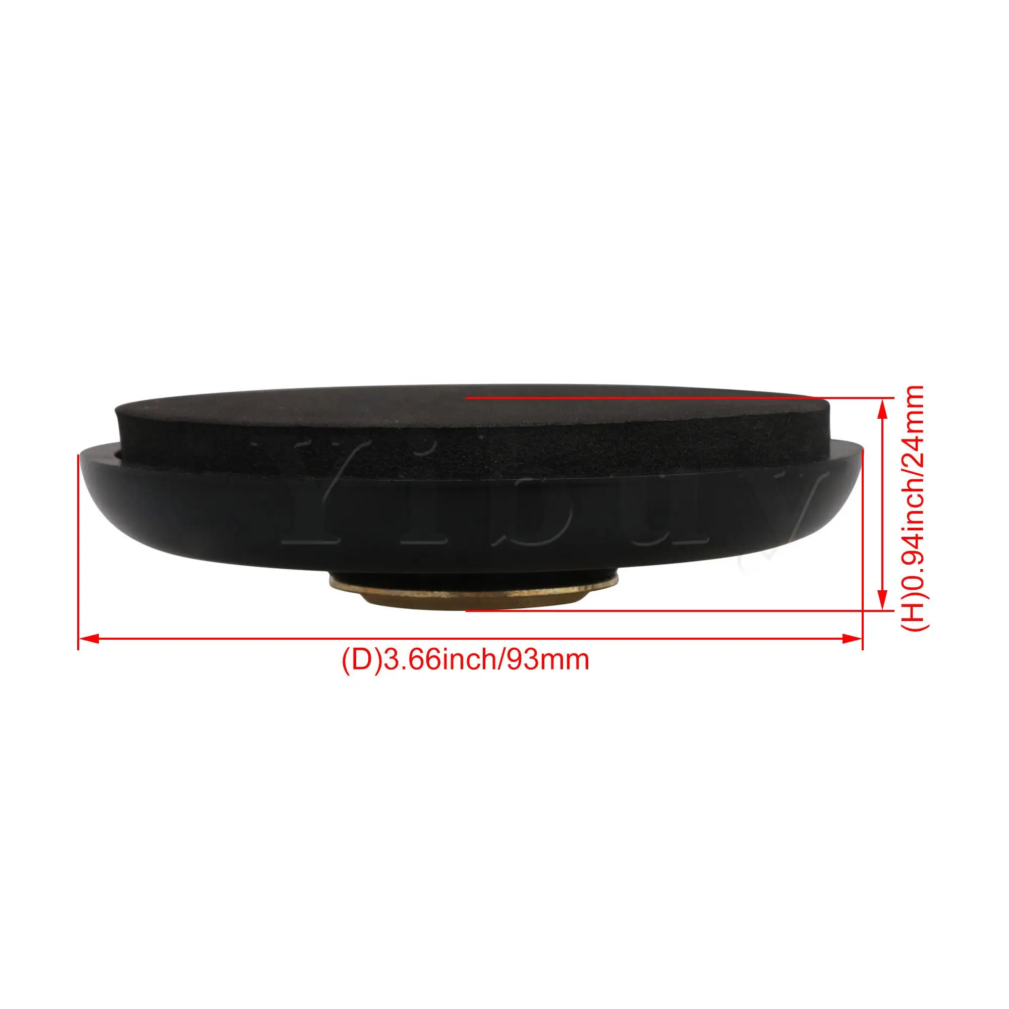 

Yibuy Cello or Bass Rock Stop End Pin Stand Holder Black