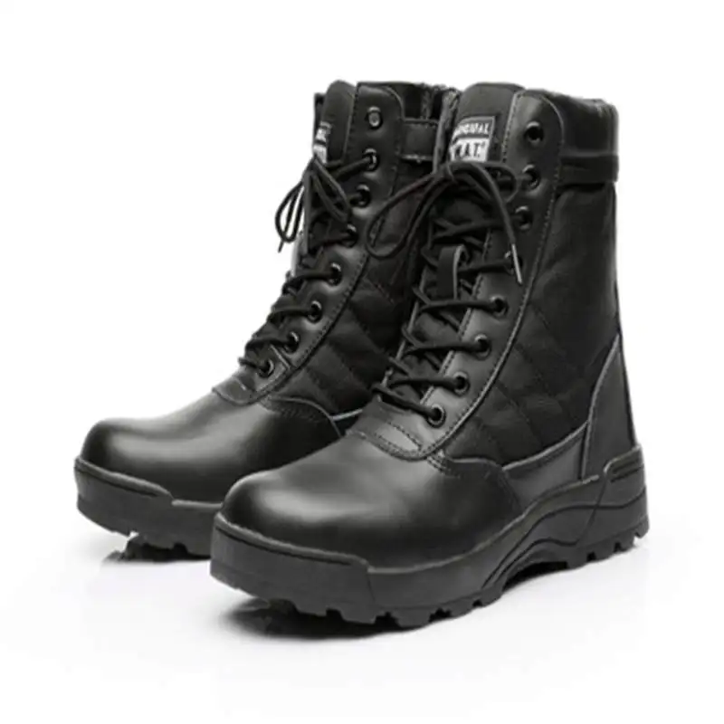 Winter Men Swat Army Tactical Boot Outdoor Snow Boots Warm Fur Hiking Climbing Work Ankle Desert 39-45 | Спорт и развлечения