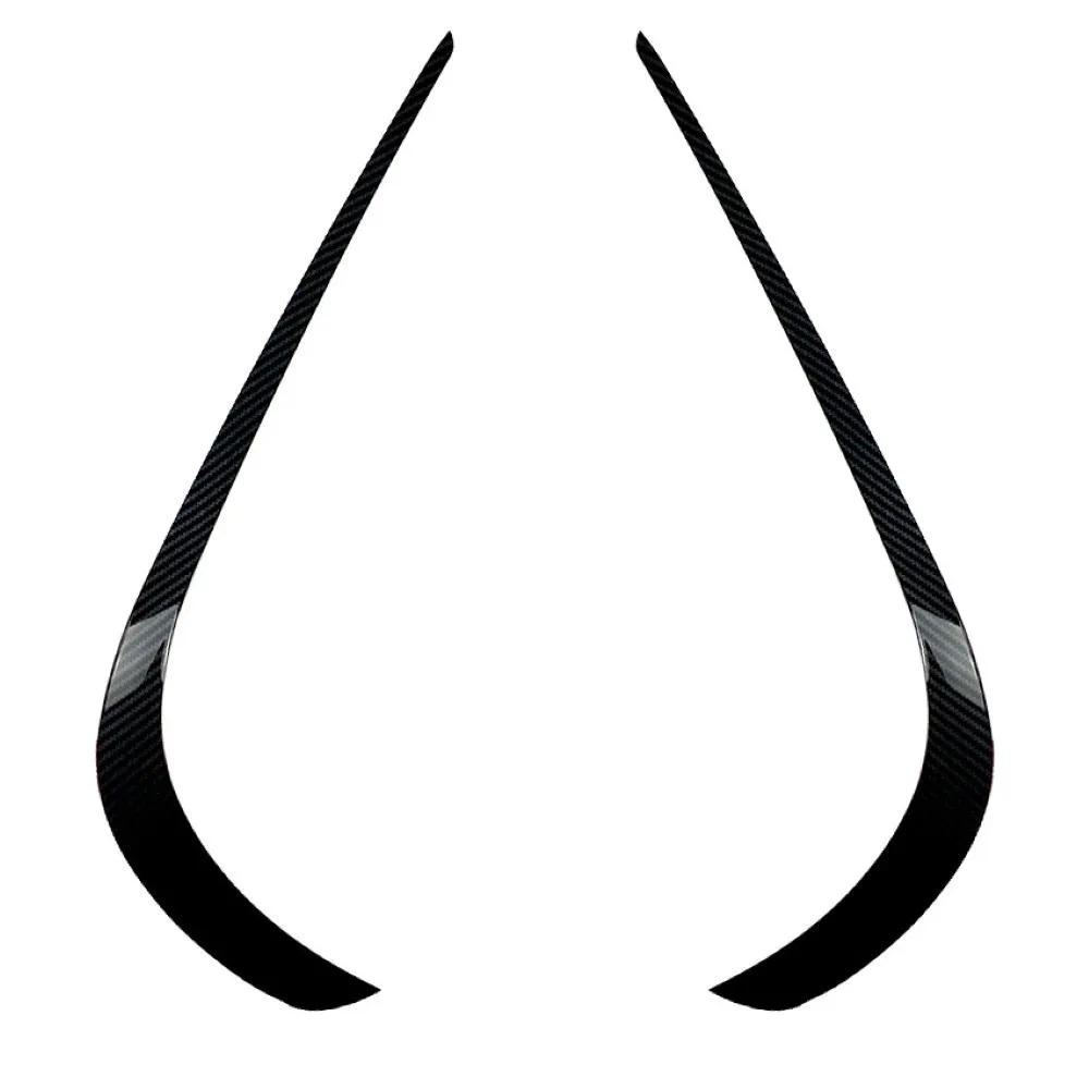 

1 Pair Front Bumper Spoiler for Mercedes Benz E Class W212 AMG Late Facelift 2013-2015 ABS Fog Lights Decorative Cover