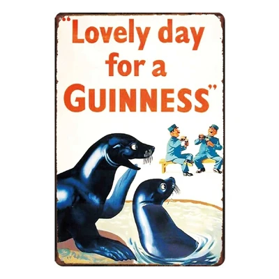 Жестяная подсветка Guinness металлическая Настенная картина паб гостиница кафе
