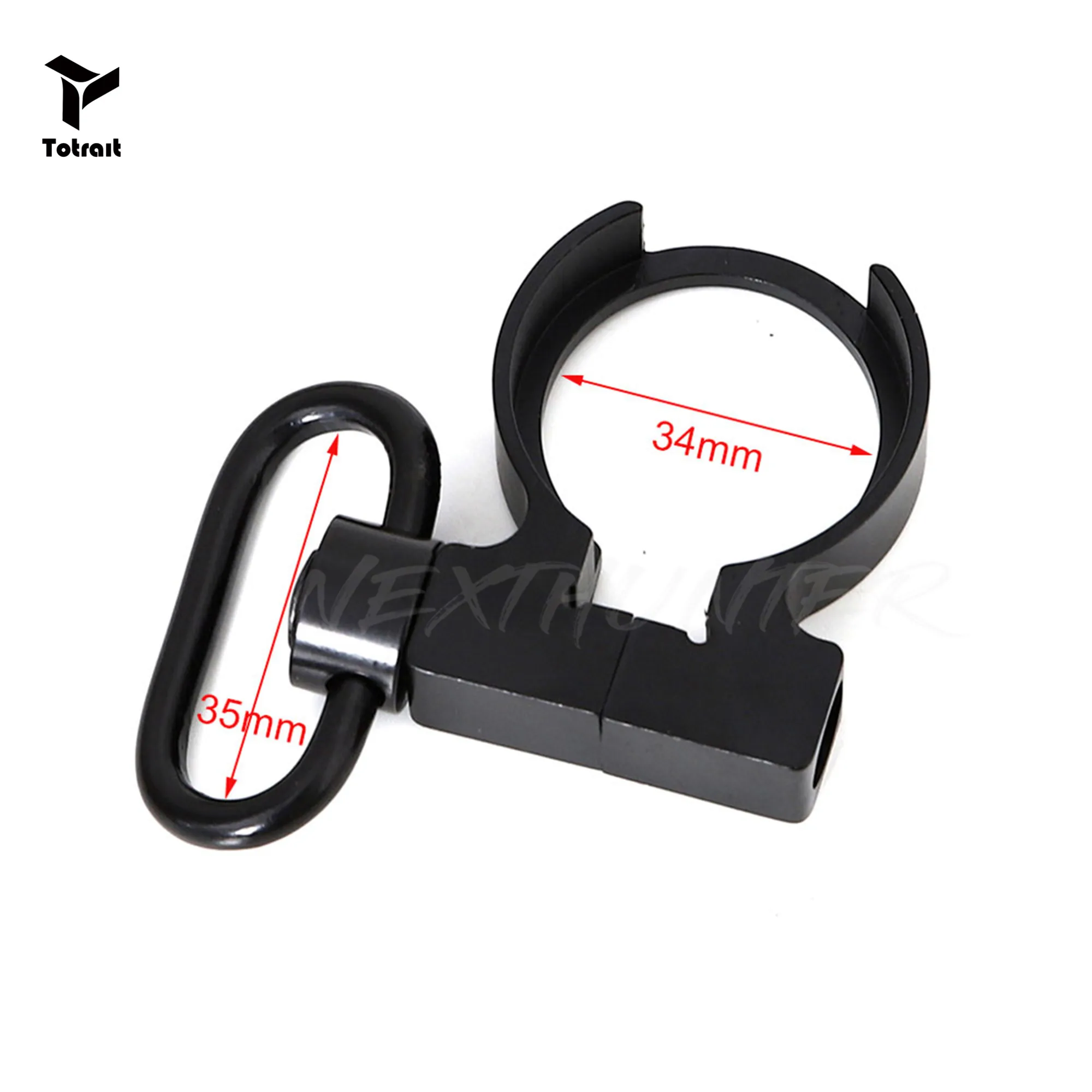 Тактическое крепление QD Quick Detach Black End Plate Sling Swivel Adapter Mount для охоты. 1/223/5 карабинов