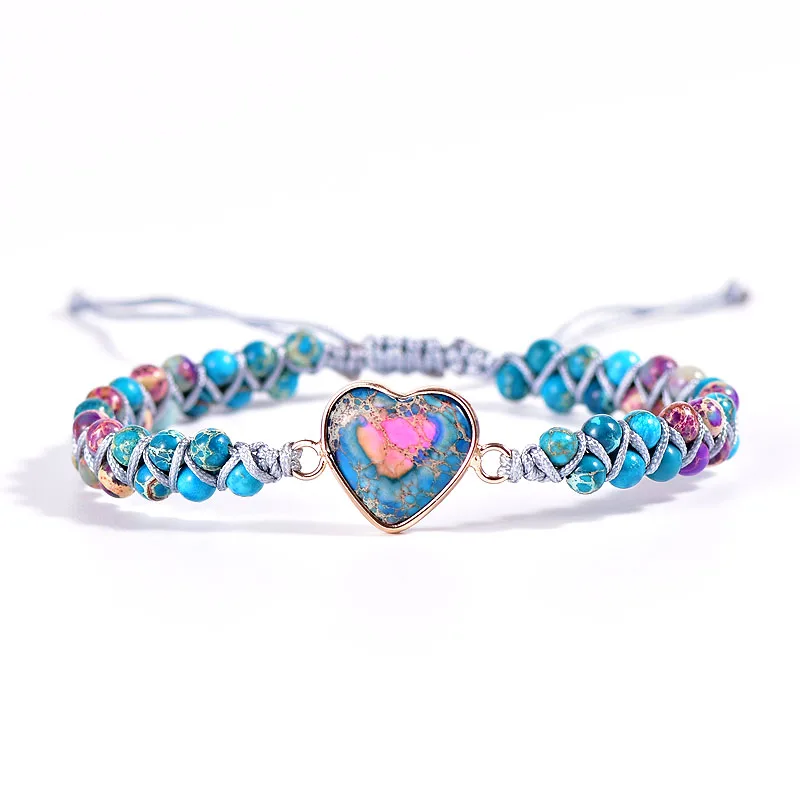 

Женский шикарный браслет в стиле бохо, ювелирные изделия, подарочные украшения, синий браслет оптом