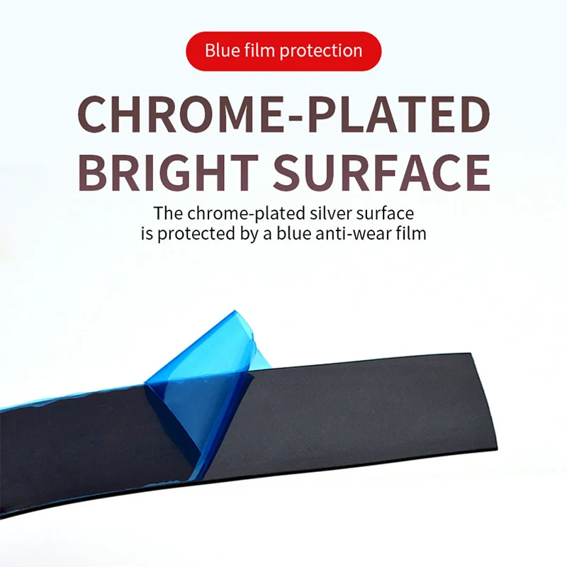 3 м/5 м Хромовая Стайлинг молдинг накладная полоса защитные полосы для края двери