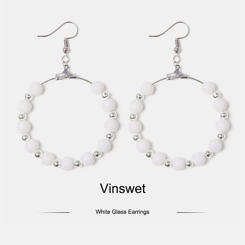 Серьги с натуральным камнем пурпурные аметисты серьги бисером из кристаллов