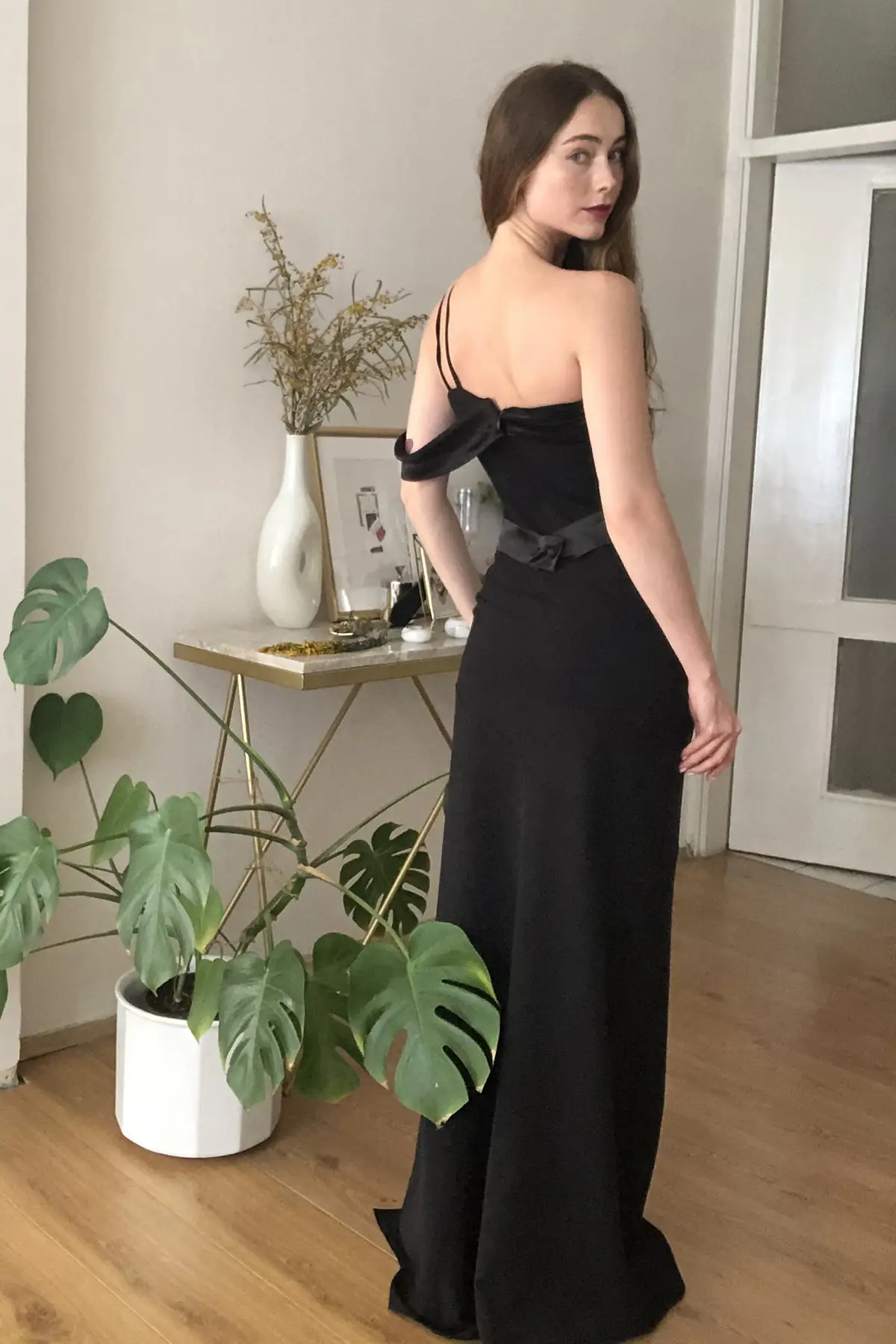 Trendyol Collar Detail Evening Dress &amp Prom Gown TPRSS20AE0254 | Свадьбы и торжества