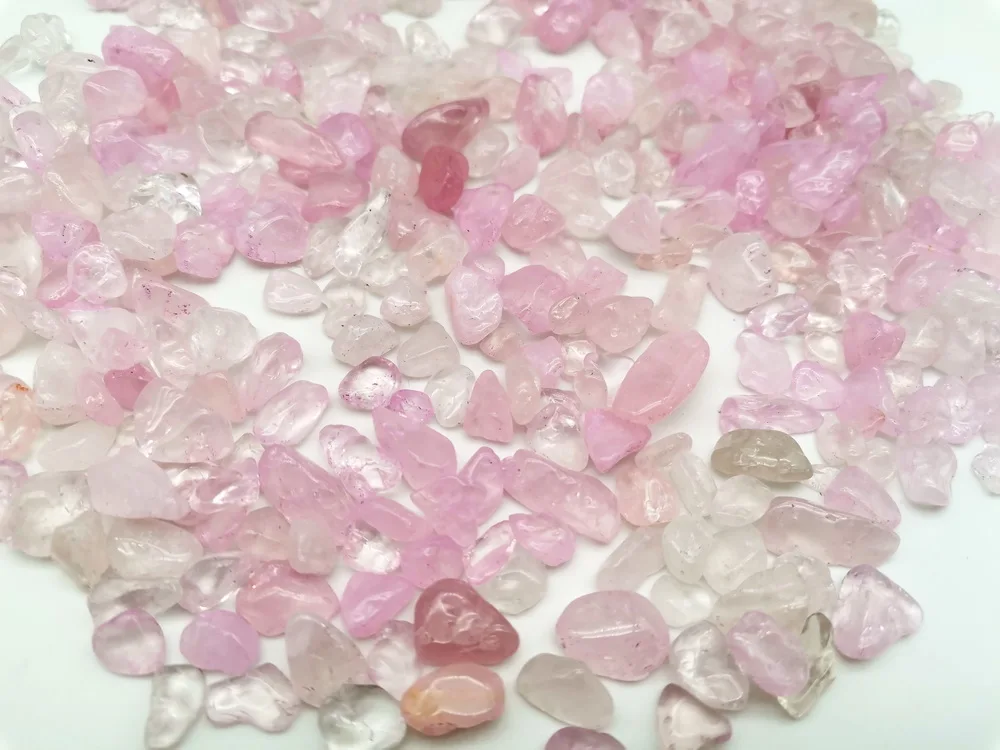 500 г для детей от 3 до 12 лет мм из натурального розового кварца белого цвета с