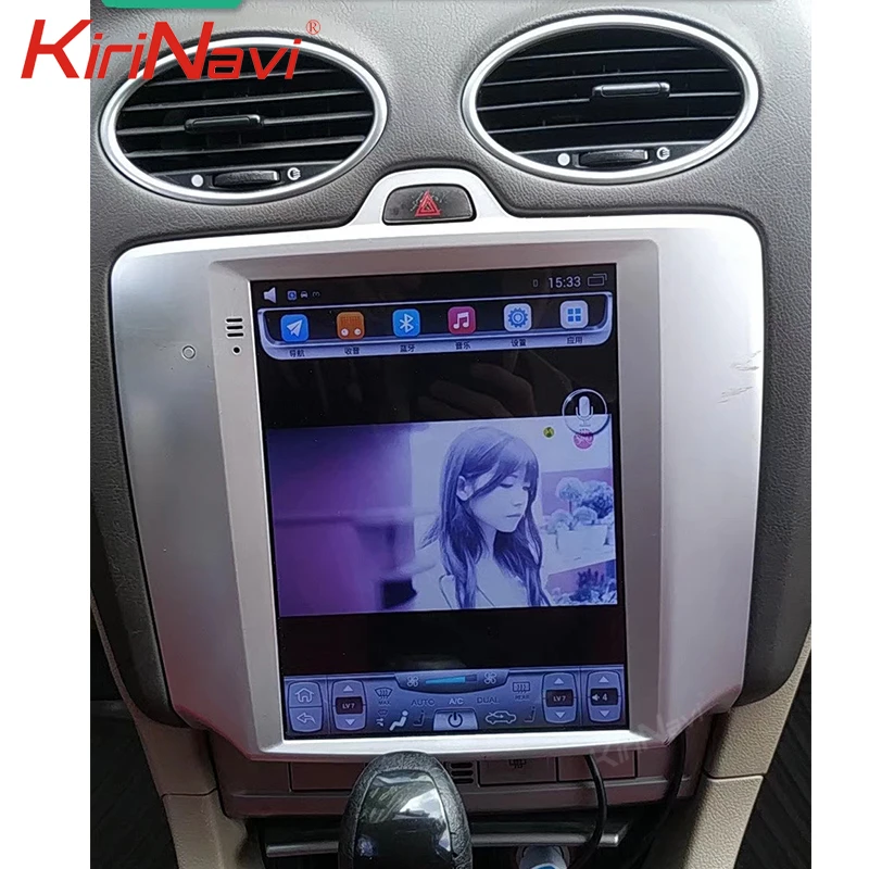 KiriNavi 10 4 inch вертикальный Экран Tesla Стиль 1 Din Android 9 0 автомобиль радио для Ford Focus