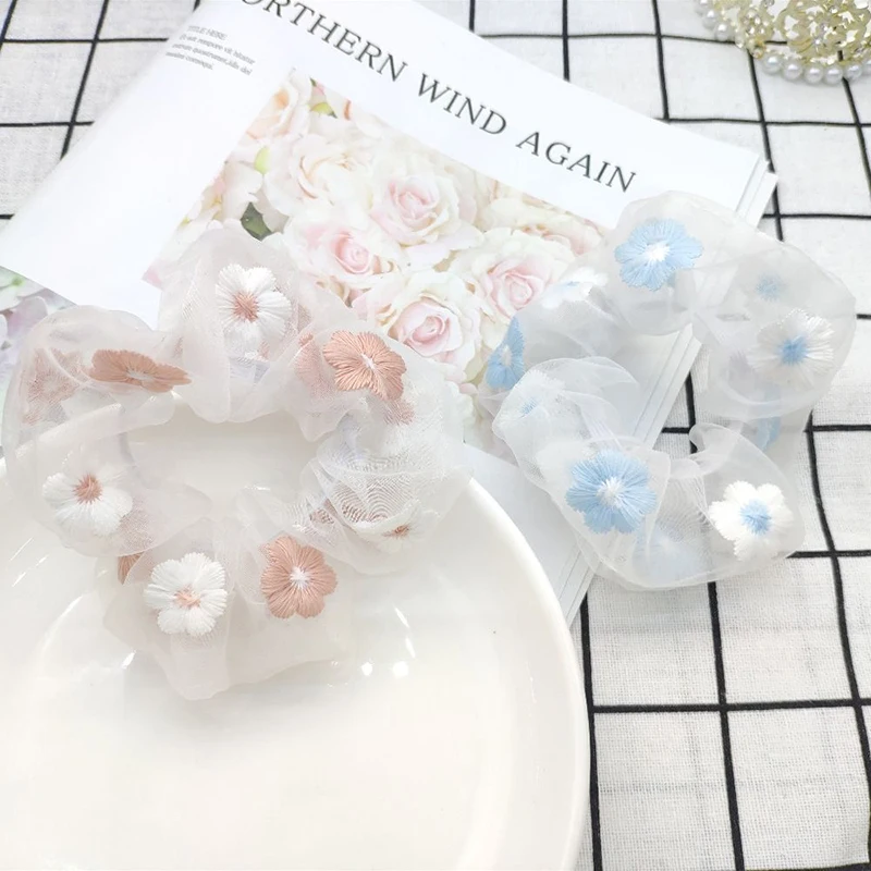 

Аксессуары для волос, завязки, резинки, набор головных уборов, шифоновые блестящие полоски с блестками для женщин и девочек, модные однотонн...