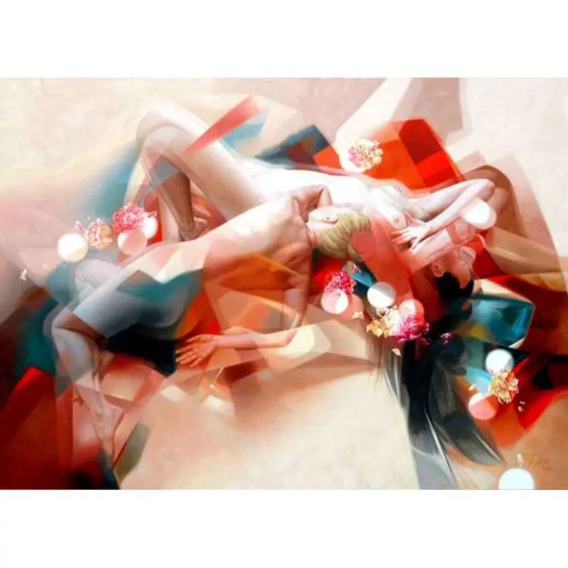 

Happiness Oil Painting Reproduction Canvas Print 50x70 cm