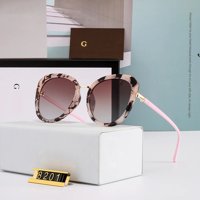 Новые солнцезащитные очки с кошачьими глазами большие очки Роскошные Поляризованные Солнцезащитные очки женские брендовые дизайнерское ожерелье рамка многоцветная линза