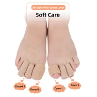 1piece silicone gel fabric toe foot finger tube cover protector bunion care tools straightener pedicure anti calluses corns